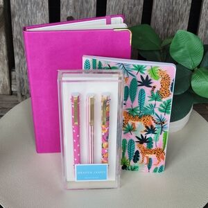 Draper James Pink and Jungle Print Stationery Set